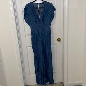 Lulus soft denim jumpsuit